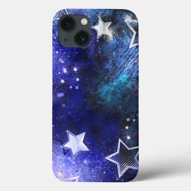 Funda De Case-Mate Para iPhone Fondo espacial con estrellas (Reverso)