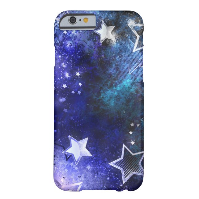 Funda De Case-Mate Para iPhone Fondo espacial con estrellas (Reverso)