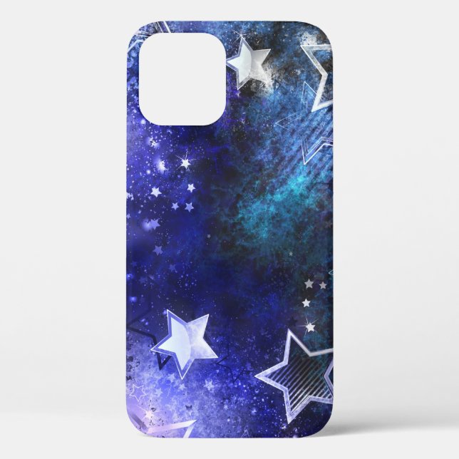 Funda De Case-Mate Para iPhone Fondo espacial con estrellas (Reverso )