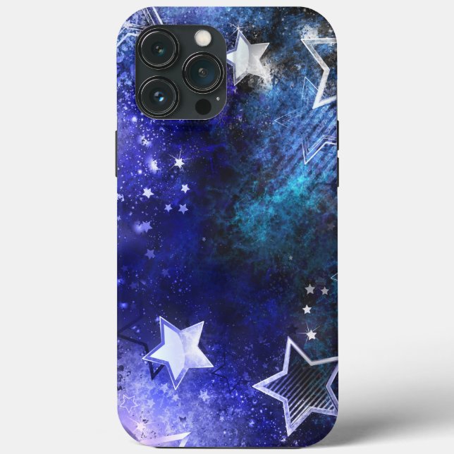 Funda De Case-Mate Para iPhone Fondo espacial con estrellas (Reverso )