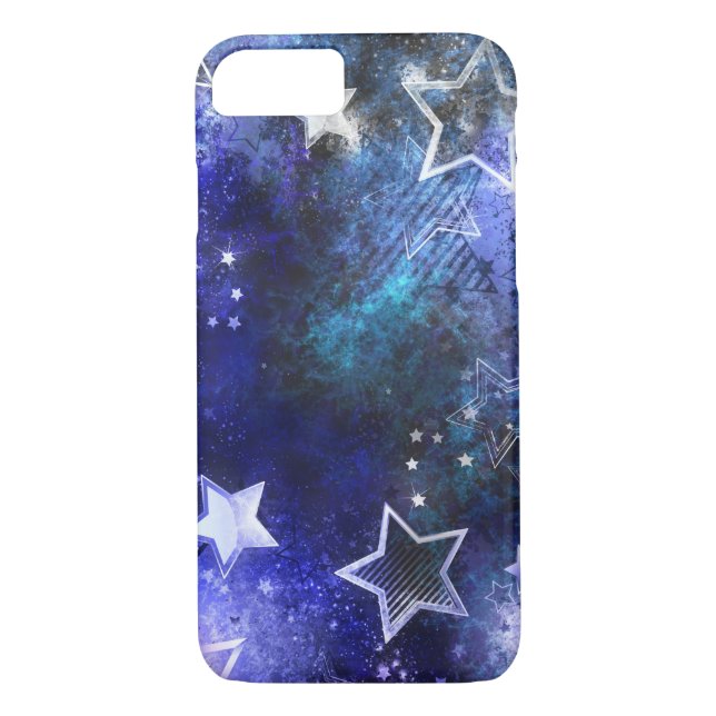 Funda De Case-Mate Para iPhone Fondo espacial con estrellas (Reverso)