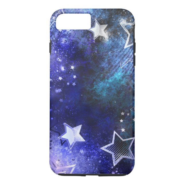 Funda De Case-Mate Para iPhone Fondo espacial con estrellas (Reverso)