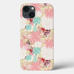 Funda Para iPhone 13 Fondo floral 4