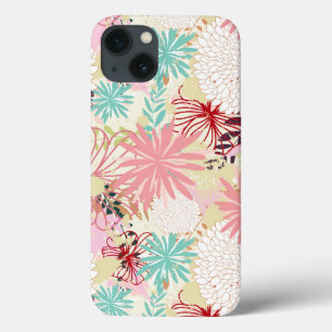 Funda Para iPhone 13 Fondo floral 4