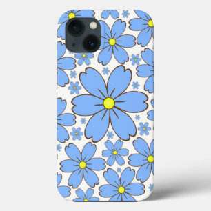 Funda Para iPhone 13 Fondo Floral Florido Textura Floral Flores