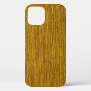 Funda Para iPhone 12 Fondo Golden Rusiny Grainy Wood