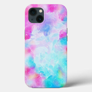 Funda Para iPhone 13 Fondo-gotea-fluido-colorido