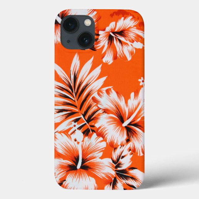 Funda De Case-Mate Para iPhone Fondo Hawai Hibiscus Flower (Reverso)