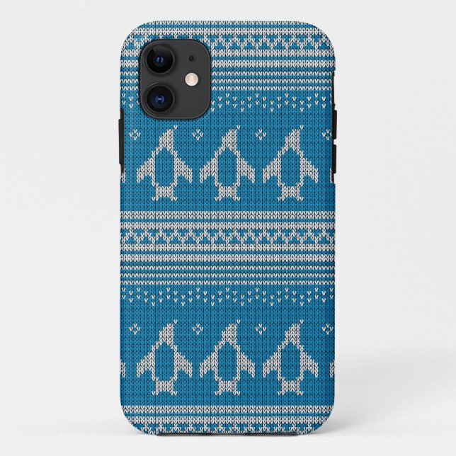 Funda De Case-Mate Para iPhone Fondo hecho punto azul (Reverso)