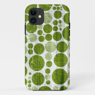 Funda Para iPhone 11 Fondo inconsútil 2 del grunge de los lunares