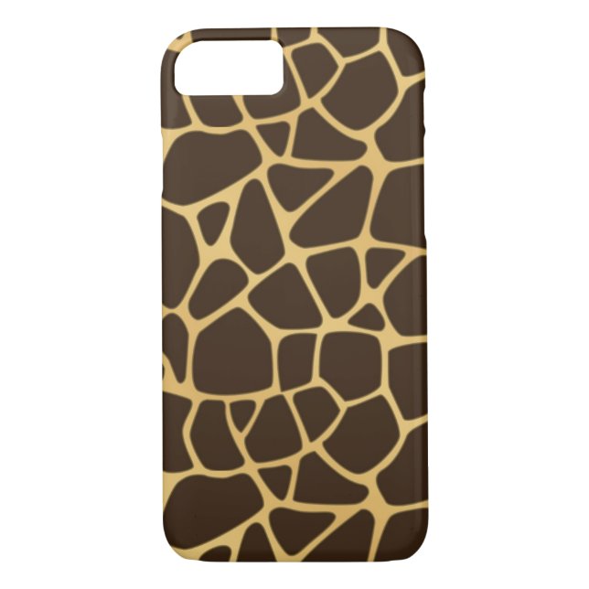 Funda De Case-Mate Para iPhone Fondo manchado jirafa (Reverso)