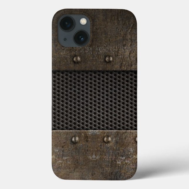 Funda De Case-Mate Para iPhone Fondo metalizado grueso (Reverso)