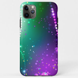 Funda Para iPhone 11 Pro Max Fondo morado festivo Mardi Gras