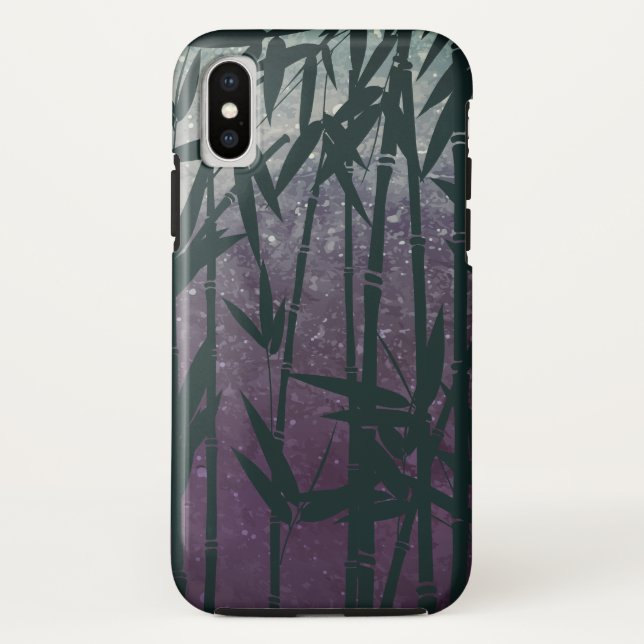 Funda De Case-Mate Para iPhone Fondo natural de Bambú (Reverso)