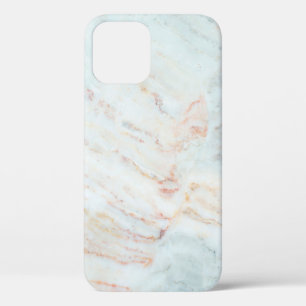 Funda Para iPhone 12 Fondo natural de textura de patrón de mármol. Inte