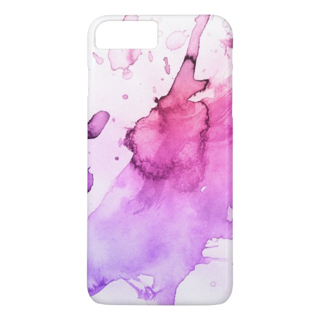 Funda De Case-Mate Para iPhone Fondo pintado a mano 5 de la acuarela abstracta (Reverso)