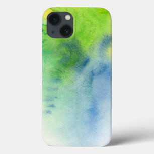Funda Para iPhone 13 Fondo pintado a mano 8 de la acuarela abstracta