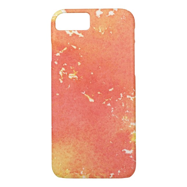 Funda De Case-Mate Para iPhone Fondo pintado a mano abstracto de la acuarela (Reverso)