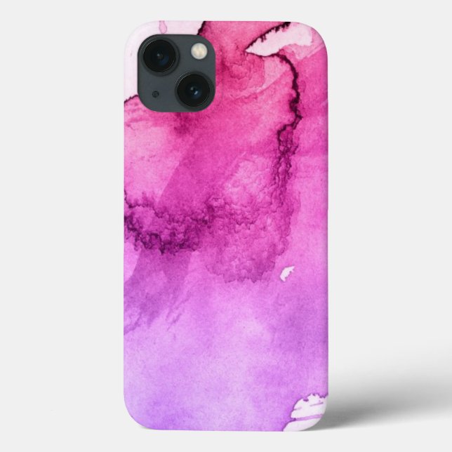 Funda De Case-Mate Para iPhone Fondo pintado a mano de acuarela abstracta 5 (Reverso)