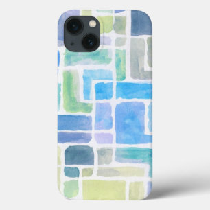 Funda Para iPhone 13 Fondo pintado extracto de la acuarela