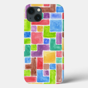 Funda Para iPhone 13 Fondo pintado extracto de la acuarela. 2
