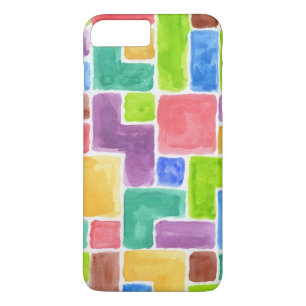 Funda Para iPhone 8 Plus/7 Plus Fondo pintado extracto de la acuarela. 2