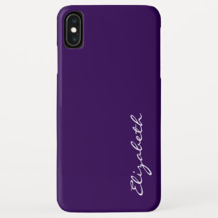 Funda Para iPhone XS Max Fondo púrpura sencillo