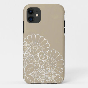 Funda Para iPhone 11 Fondo retro con el ornamento del cordón