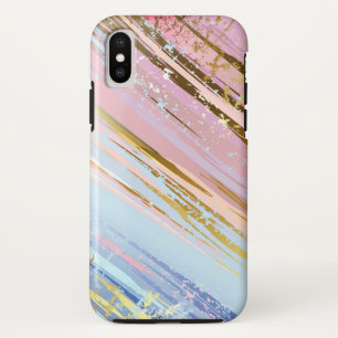 Funda Para iPhone XS Fondo rosa texturizado