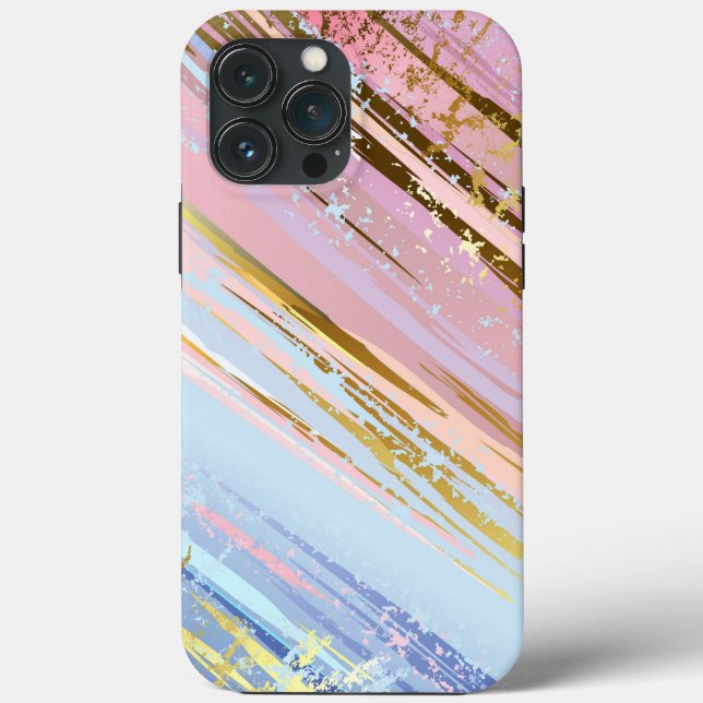 Funda De Case-Mate Para iPhone Fondo rosa texturizado (Reverso )