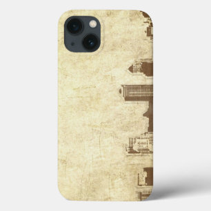 Funda Para iPhone 13 Fondo sucio de la ciudad