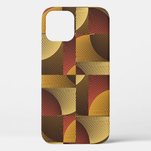 Funda Para iPhone 12 Fondo texturizado geométrico abstracto de arte