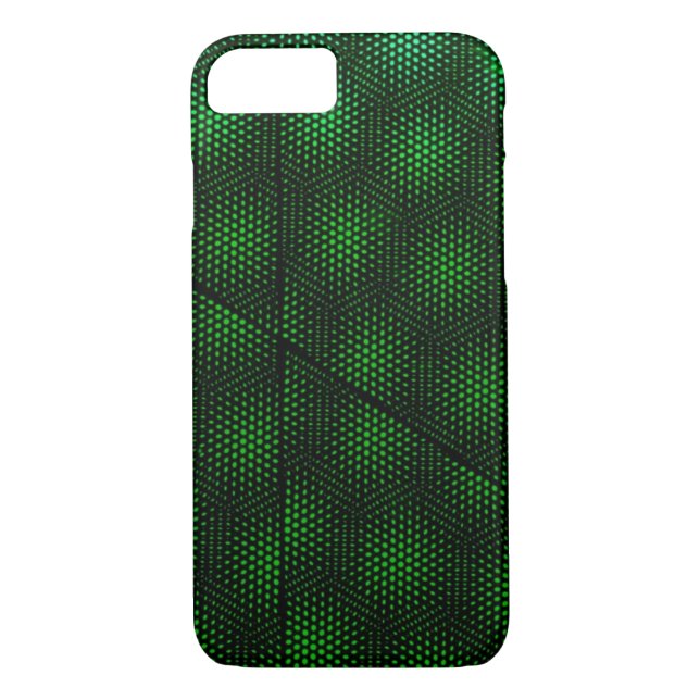 Funda De Case-Mate Para iPhone Fondo verde abstracto (Reverso)