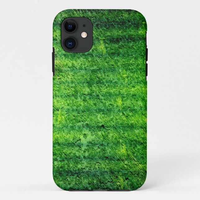 Funda De Case-Mate Para iPhone Fondo Verde Grunge (Reverso)