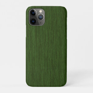 Funda Para iPhone 11 Pro Fondo Verde Rústico de Madera Grave