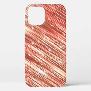 Funda Para iPhone 12 Fondo vintage abstracto brillante con glitterabs