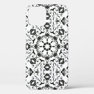 Funda Para iPhone 12 Fondo vintage sin inconvenientes con elementos est