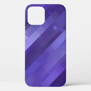 Funda Para iPhone 12 Fondo violeta de mosaico abstracto brillante con g