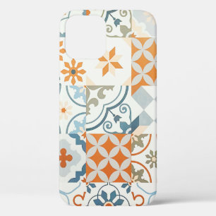 Funda Para iPhone 12 Fondo y textura con patrón de mosaico antiguo