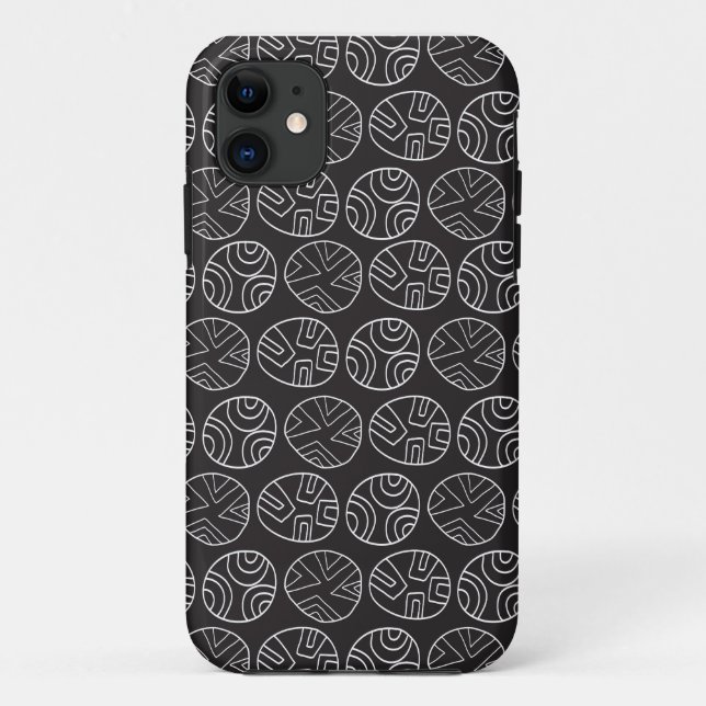 Funda De Case-Mate Para iPhone forma del círculo modelada (Reverso)