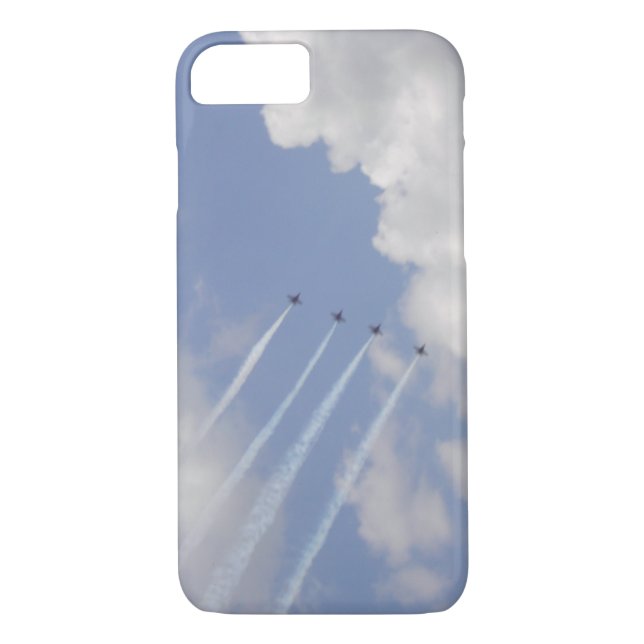 Funda De Case-Mate Para iPhone Formación de aviones militares de reacción (Reverso)