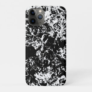 Funda Para iPhone 11 Pro Formación de hielo abstracto en blanco y negro