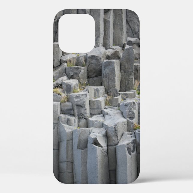 Funda De Case-Mate Para iPhone Formación de roca gris (Reverso )