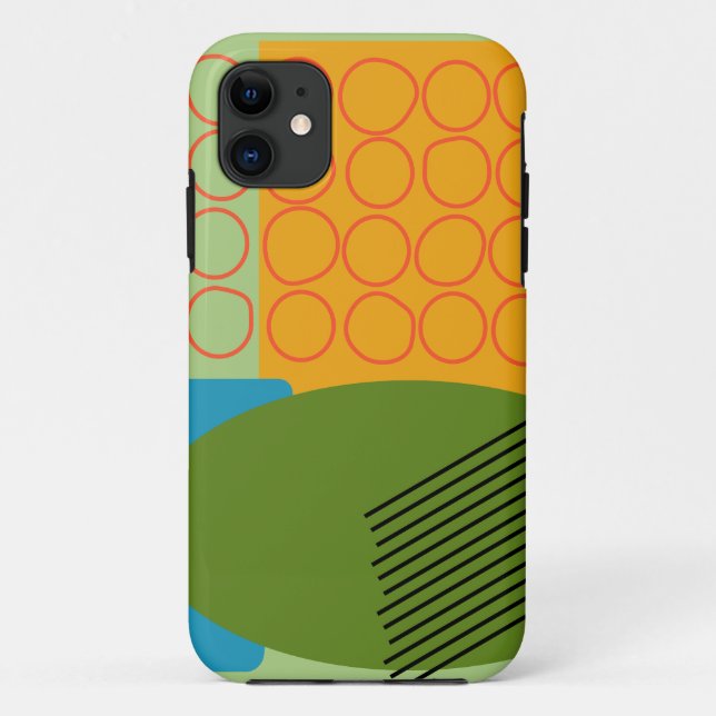 Funda De Case-Mate Para iPhone Formas abstractas (Reverso)