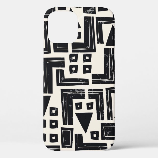 Funda De Case-Mate Para iPhone Formas abstractas de acuarela (Reverso )