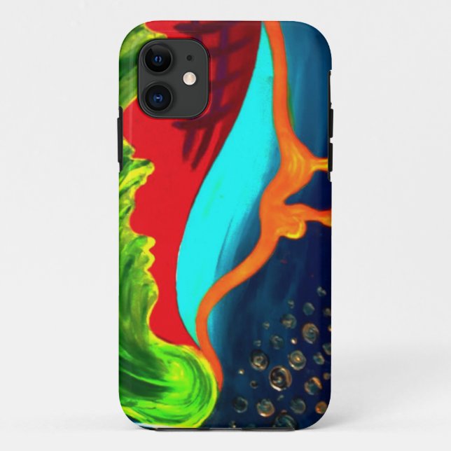Funda De Case-Mate Para iPhone Formas abstractas Drippy (Reverso)