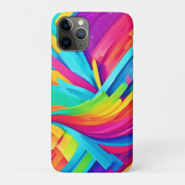 Funda Para iPhone 11 Pro Formas abstractas vibrantes