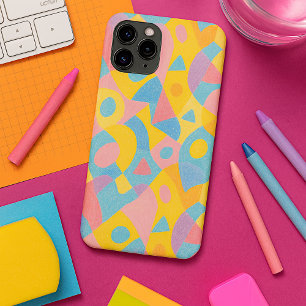 Funda Para iPhone 11 Pro Max Formas Amorfos Divertidas y Funky Patrón de Arte c