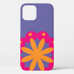 Funda Para iPhone 12 Pro formas de círculos florales coloridos