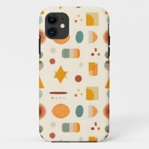 Funda Para iPhone 11 Formas de color de agua Minimalista Pastel
